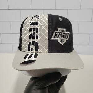 Vintage LA Kings Break Through Competitor Snapback Hat NHL  90s Hockey Cap